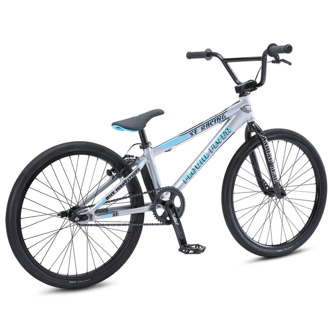 SE Bikes Floval Flyer Cruiser 24&quot; BMX Race Bike-Silver - 3