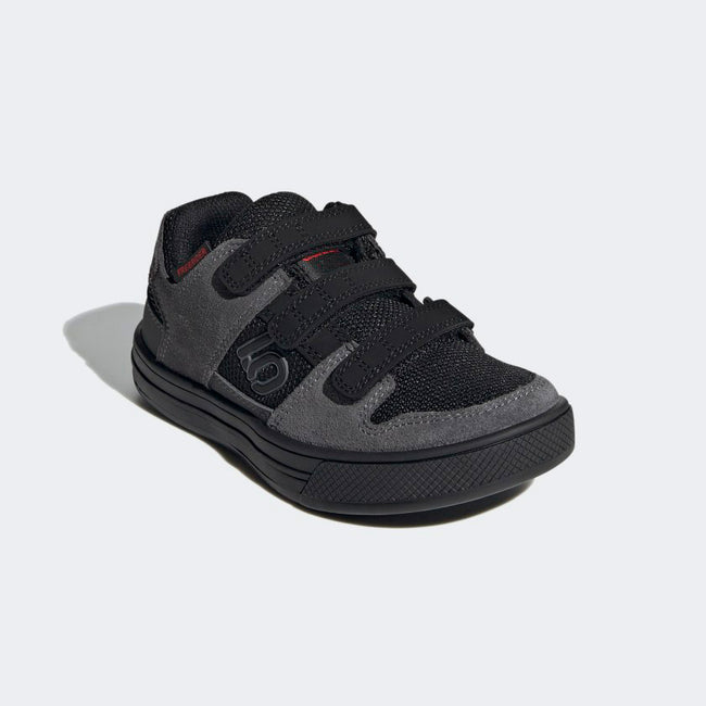 adidas Five Ten Freerider Kids Flat Pedal Shoes-Grey Five/Core Black/Grey Four - 4