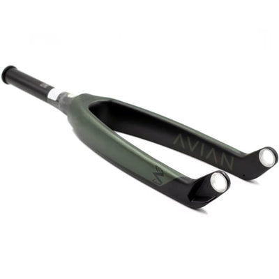 Avian Versus Pro Tapered Carbon BMX Race Fork-20"-1 1/8-1.5"-Matte Green