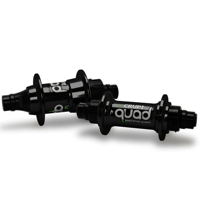 Crupi Quad BMX Hubset-Black-36H - 1