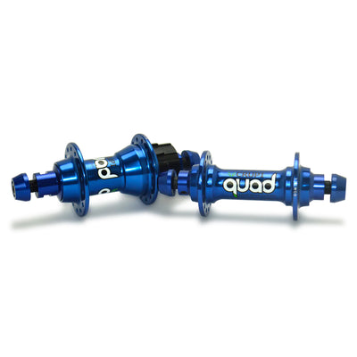 Crupi Quad BMX Hubset-Blue-28H