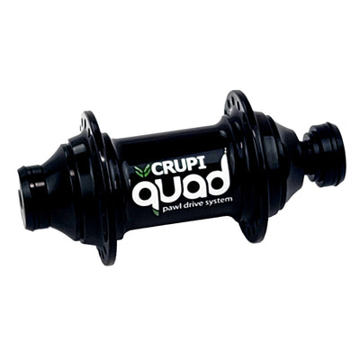 Crupi Quad Front BMX Hub-Black-36H