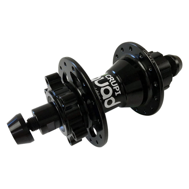 Crupi Quad Mini/Expert Rear Disc Brake BMX Hub-Black-28H - 1