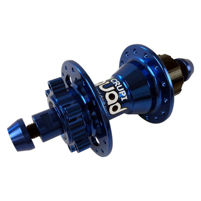 Crupi Quad Mini/Expert Rear Disc Brake BMX Hub-Blue-28H