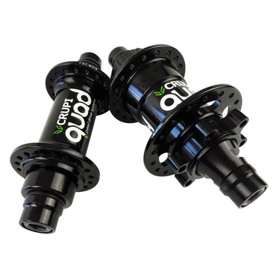 Crupi Quad Pro Disc Brake BMX Hubset-Black-36H