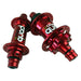 Crupi Quad Pro Disc Brake BMX Hubset-Red-36H - 1