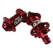 Crupi Quad Pro Disc Brake BMX Hubset-Red-36H - 2