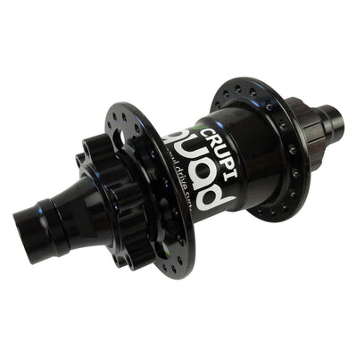 Crupi Quad Pro Rear Disc Brake BMX Hub-Black-36H