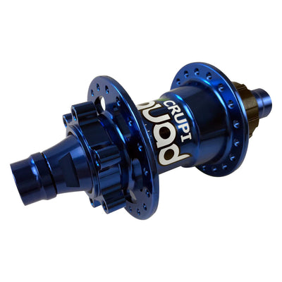 Crupi Quad Pro Rear Disc Brake BMX Hub-Blue-36H