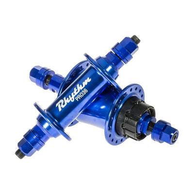 Crupi Rhythm Section Pro Cassette BMX Hub-Blue-36H