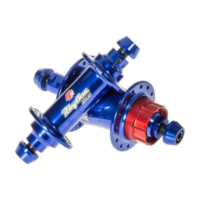 Crupi Rhythm Section Expert Cassette BMX Hub-Blue-28H