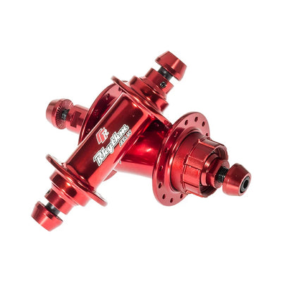 Crupi Rhythm Section Expert Cassette BMX Hub-Red-28H