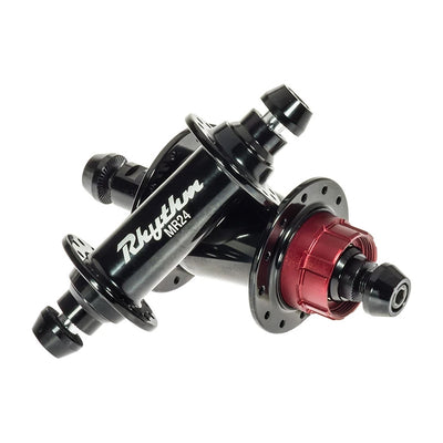 Crupi Rhythm Section Mini Cassette BMX Hub-Black-28H