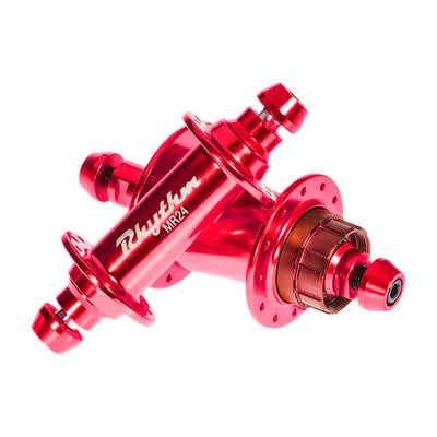 Crupi Rhythm Section Mini Cassette BMX Hub-Red-28H