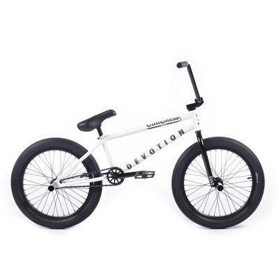 Cult Devotion  21"TT BMX Freestyle Bike-Panza Matte White