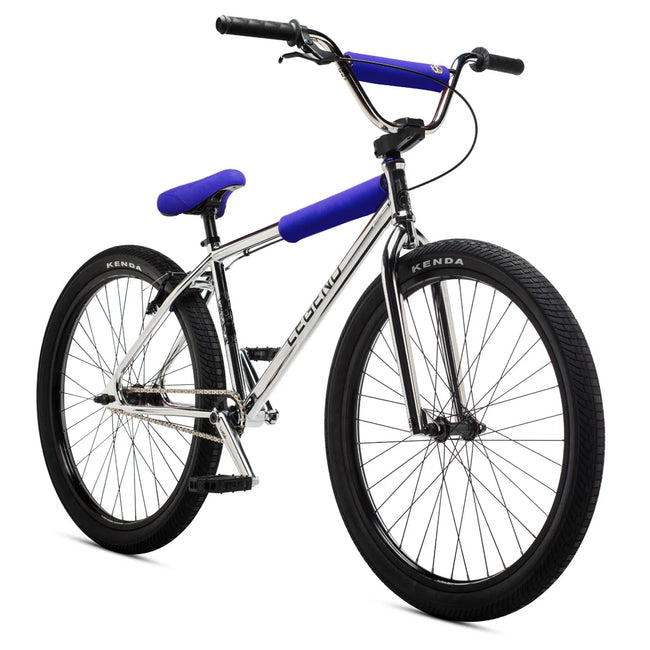 DK Legend Retro Cruiser 26&quot; BMX Freestyle Bike-Chrome/Blue - 2