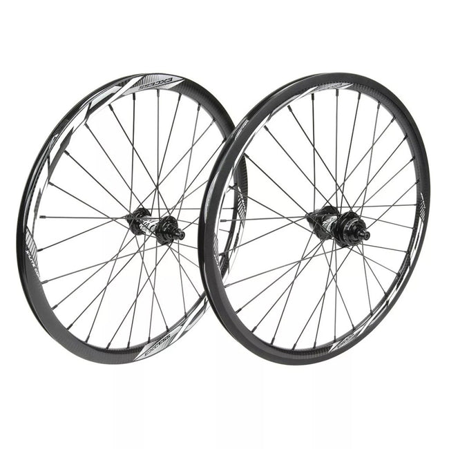 Excess XLS-3 Carbon Mini/Expert BMX Race Wheelset-28H-20x1 3/8&quot; - 2