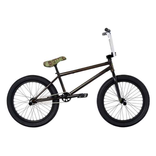 Fit STR LG 20.75&quot;TT BMX Freestyle Bike-Trans Gloss Black - 1