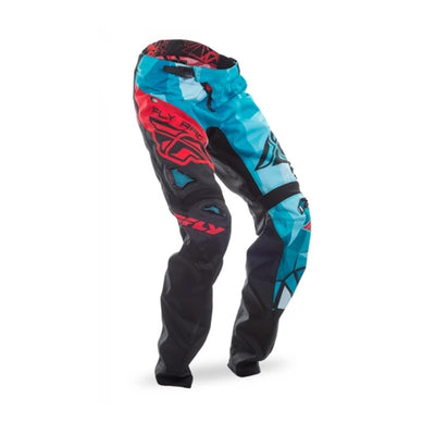 Fly Racing 2017 Kinetic Crux Bicycle Pants-Black/Teal/Red