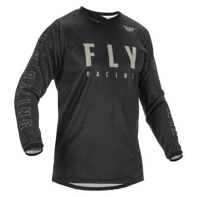 Fly Racing 2022 F-16 BMX Race Jersey-Black/Grey