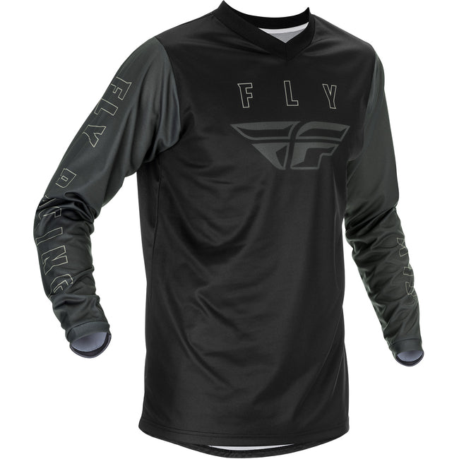 Fly Racing F-16 BMX Race Jersey-Black/Grey - 1