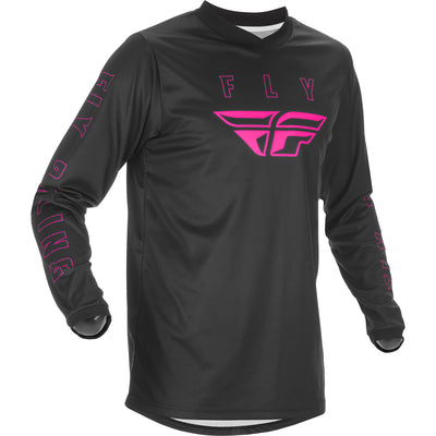 Fly Racing F-16 BMX Race Jersey-Black/Pink