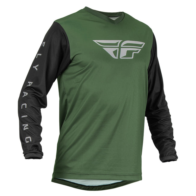 Fly Racing F-16 BMX Race Jersey-Olive Green/Black - 1