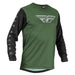 Fly Racing F-16 BMX Race Jersey-Olive Green/Black - 1