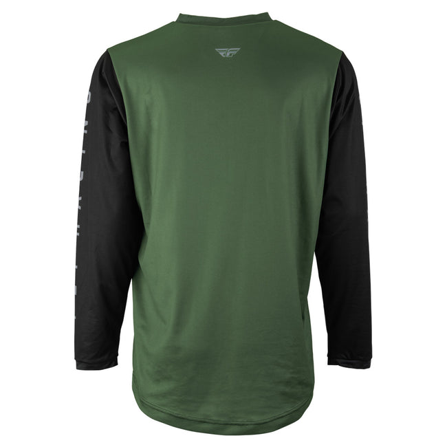 Fly Racing F-16 BMX Race Jersey-Olive Green/Black - 2