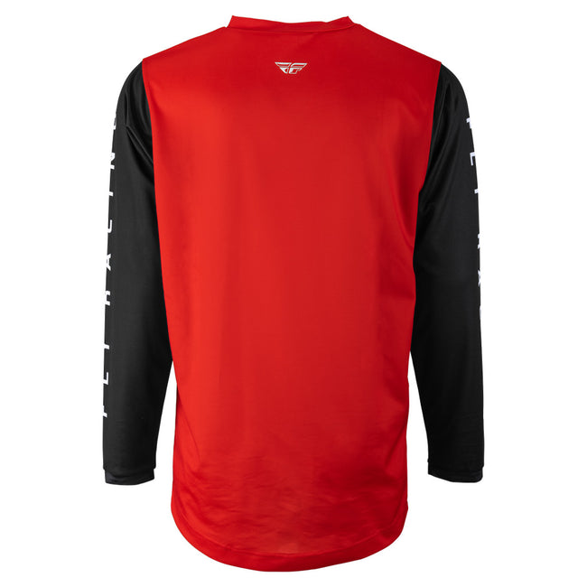 Fly Racing F-16 BMX Race Jersey-Red/Black White Logo - 2