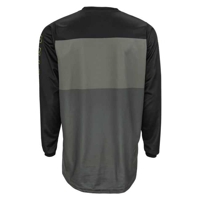 Fly Racing 2022 F-16 BMX Race Jersey-Grey/Black/Hi-Vis - 2