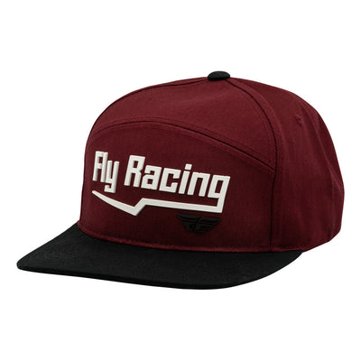 Fly Racing Flash Hat-Red/White-Adult