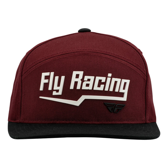 Fly Racing Flash Hat-Red/White-Adult - 2