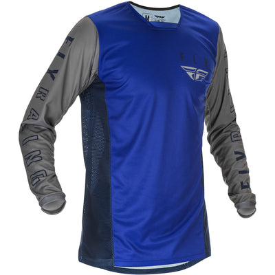 Fly Racing K121 BMX Race Jersey-Blue/Navy/Grey