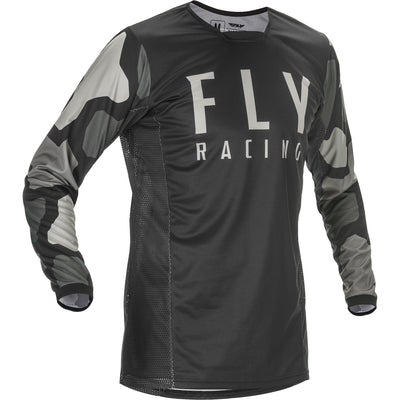 Fly Racing K221 BMX Race Jersey-Black/Grey