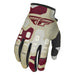 Fly Racing Kinetic K221 BMX Race Gloves-Stone/Berry - 1