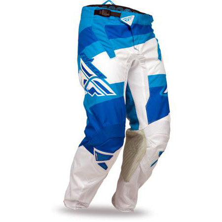 Fly Racing 2014 Kinetic Blocks Race Pants-Blue/White - 1