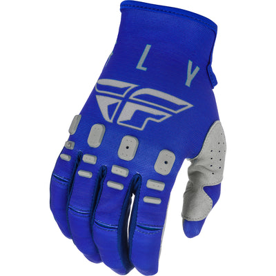 Fly Racing K121 BMX Race Gloves-Blue/Navy/Grey