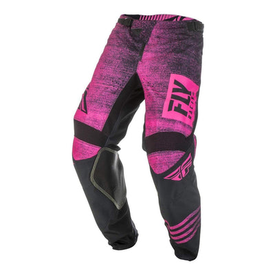 Fly Racing Kinetic Noiz BMX Race Pants-Neon Pink/Black