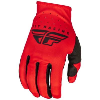 Fly Racing Lite BMX Race Gloves-Red/Black