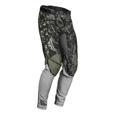 Fly Racing Radium BMX Race Pants-Dark Grey Camo/Grey