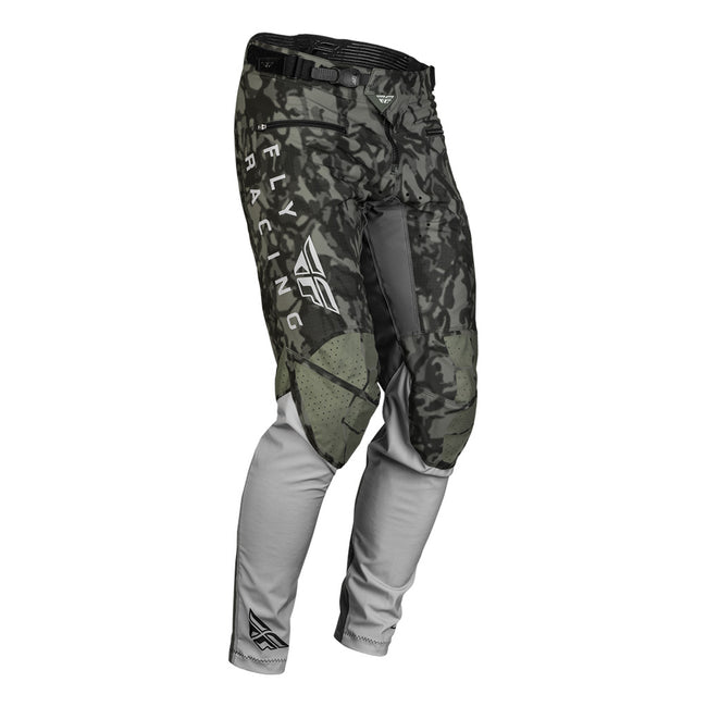 Fly Racing Radium BMX Race Pants-Dark Grey Camo/Grey - 1