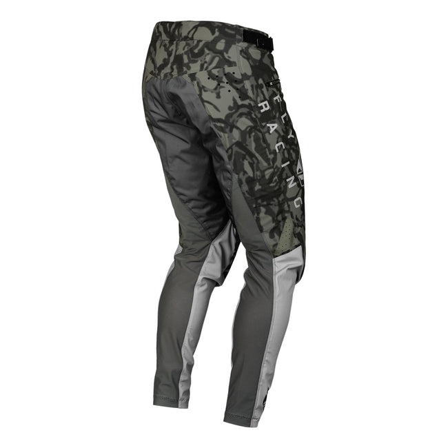 Fly Racing Radium BMX Race Pants-Dark Grey Camo/Grey - 3