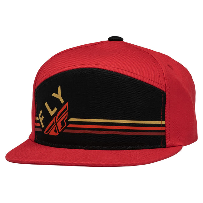 Fly Racing Track Hat-Black/Red-Youth - 1