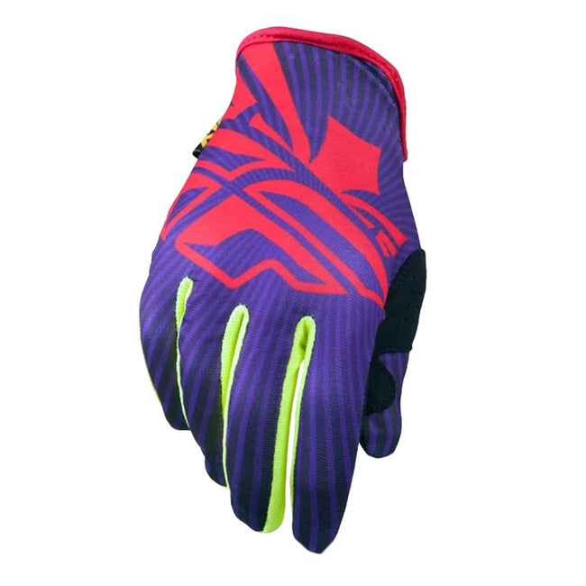 Fly Racing 2013/2014 Lite Race Gloves-Purple/Red/Yellow - 1