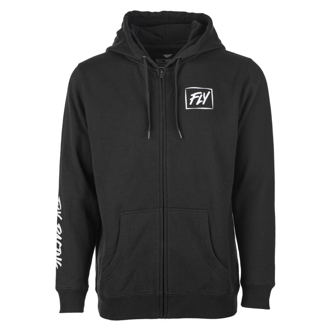 Fly Racing 2022 Lite Hoodie-Black/White - 1