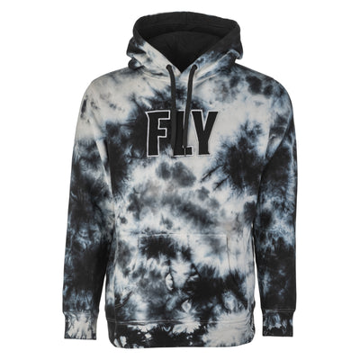 Fly Racing 2022 Tie-Dye Pullover Hoodie-Black/Grey