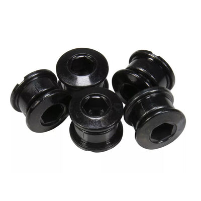 Insight Chromoly Chainring Bolts-6.5mm x 4mm-Black