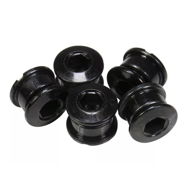 Insight Chromoly Chainring Bolts-6.5mm x 4mm-Black - 1