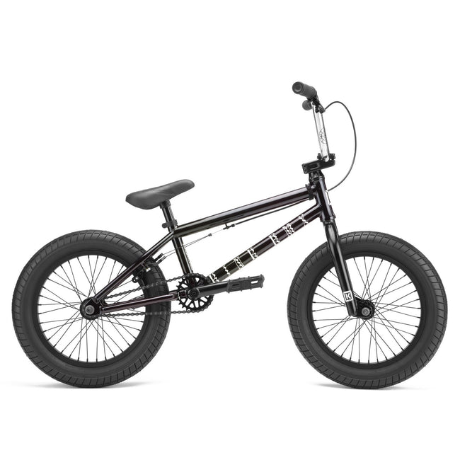 Kink Carve 16&quot; BMX Freestyle Bike-Gloss Iridescent Black - 1